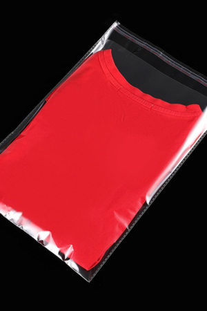 Clear Resealable Cellophane Plastic Bags Self Adhesive for Packaging Shirts, Clothing and Products,100 Pcs 10×14 Inches Self Sealing Cellophane Bags